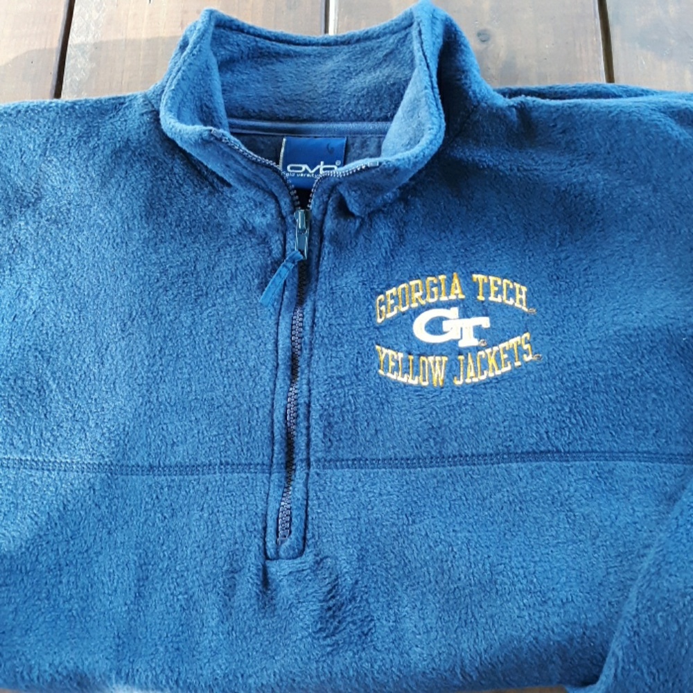 Vintage Georgia Tech fleece pullover